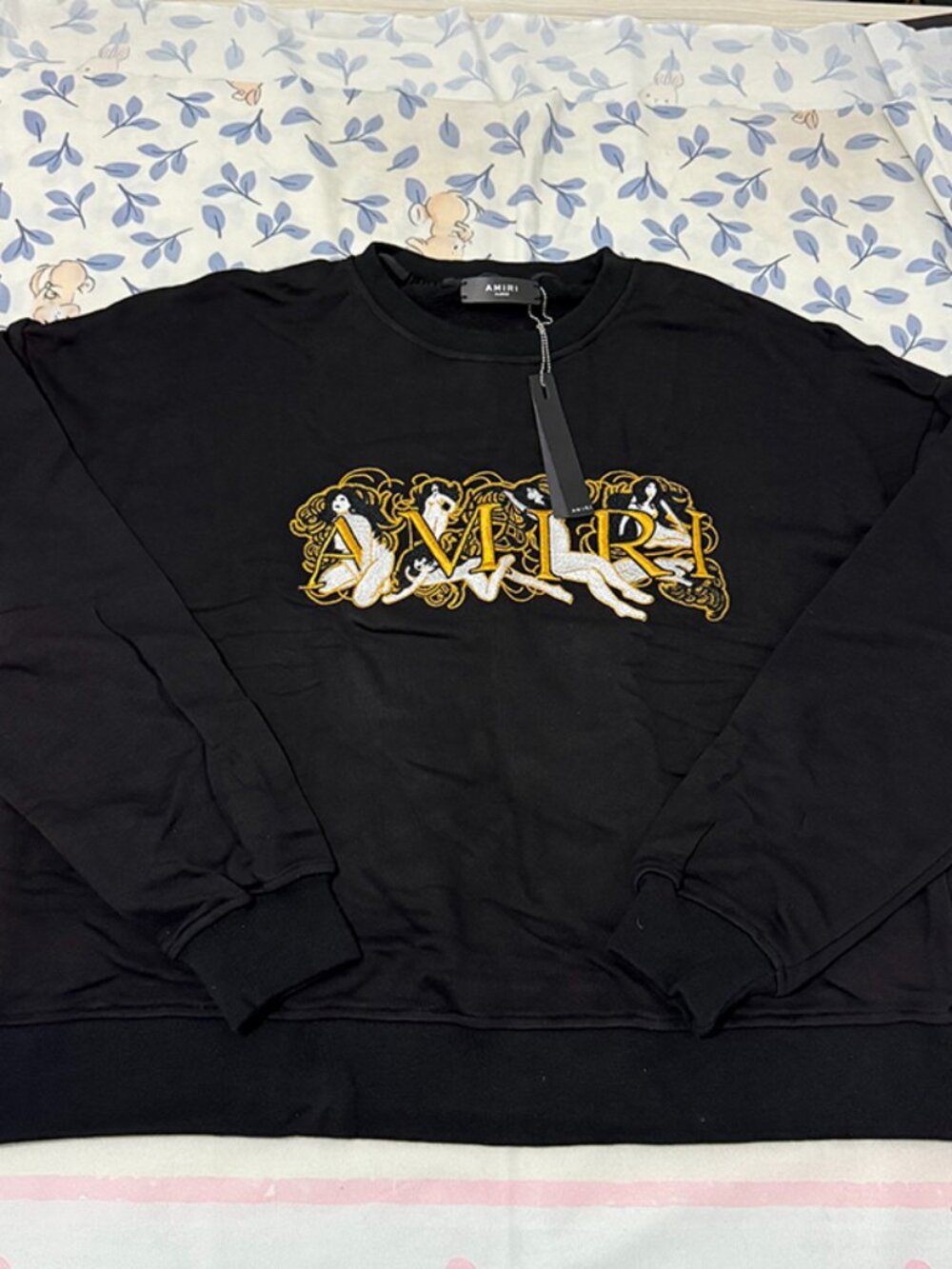 Amiri Ladies Crew Black